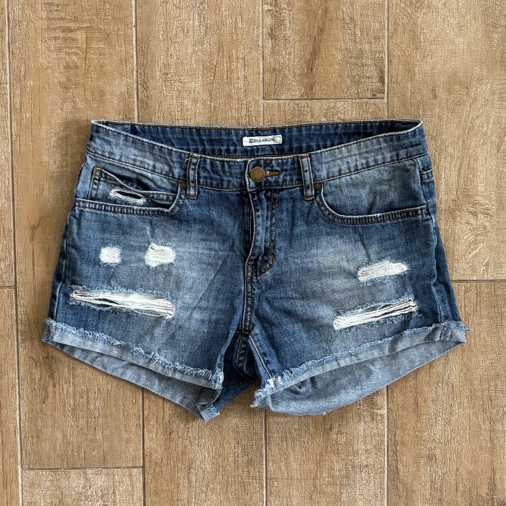 Billabong Frankie Boyfriend Denim Shorts